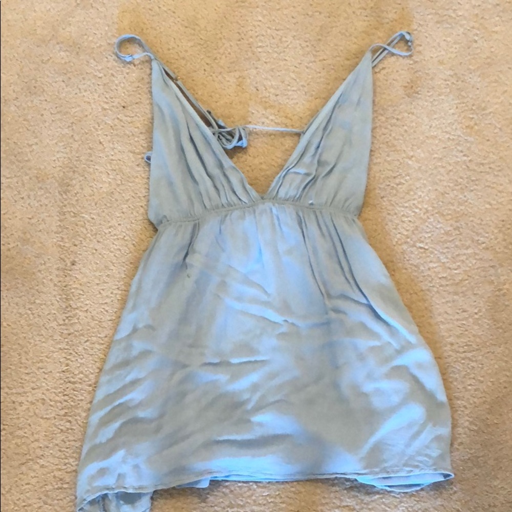 Blue sundress
